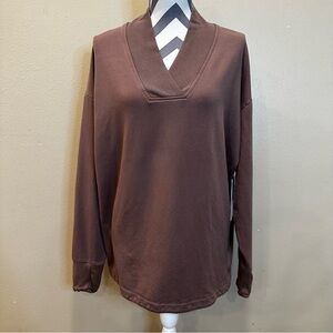 Clarity V-Neck XL sweatshirt from Athleta NWT